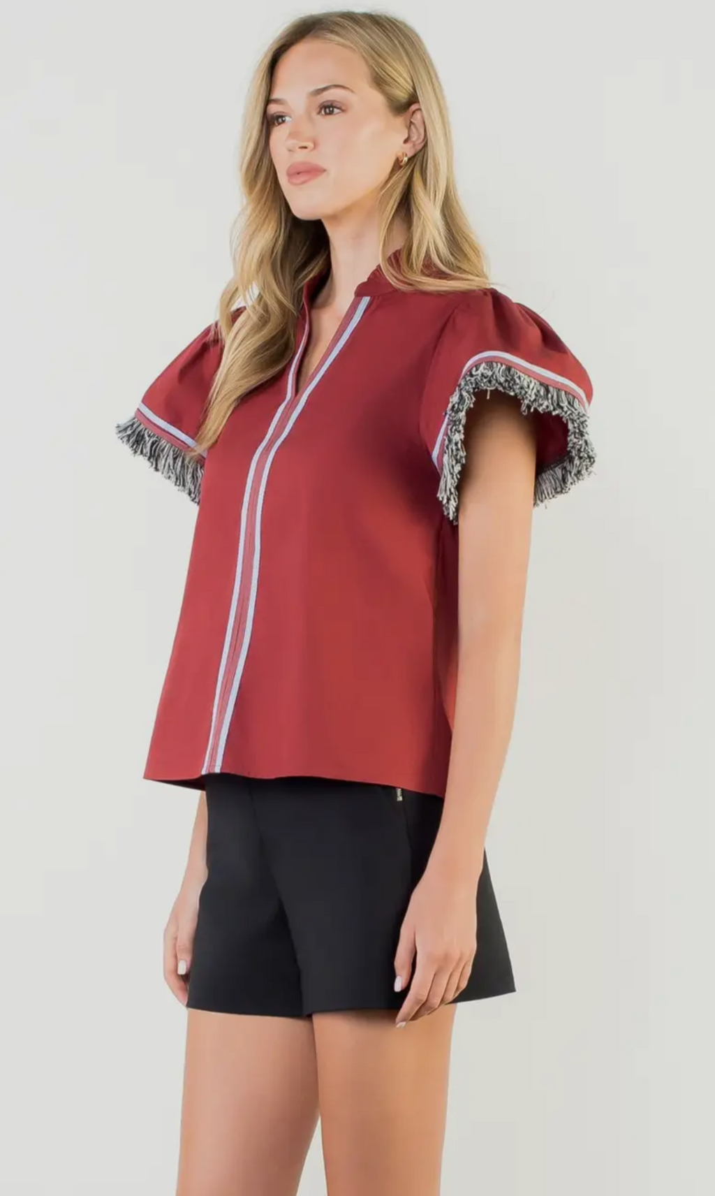 Fringe Detailed Top