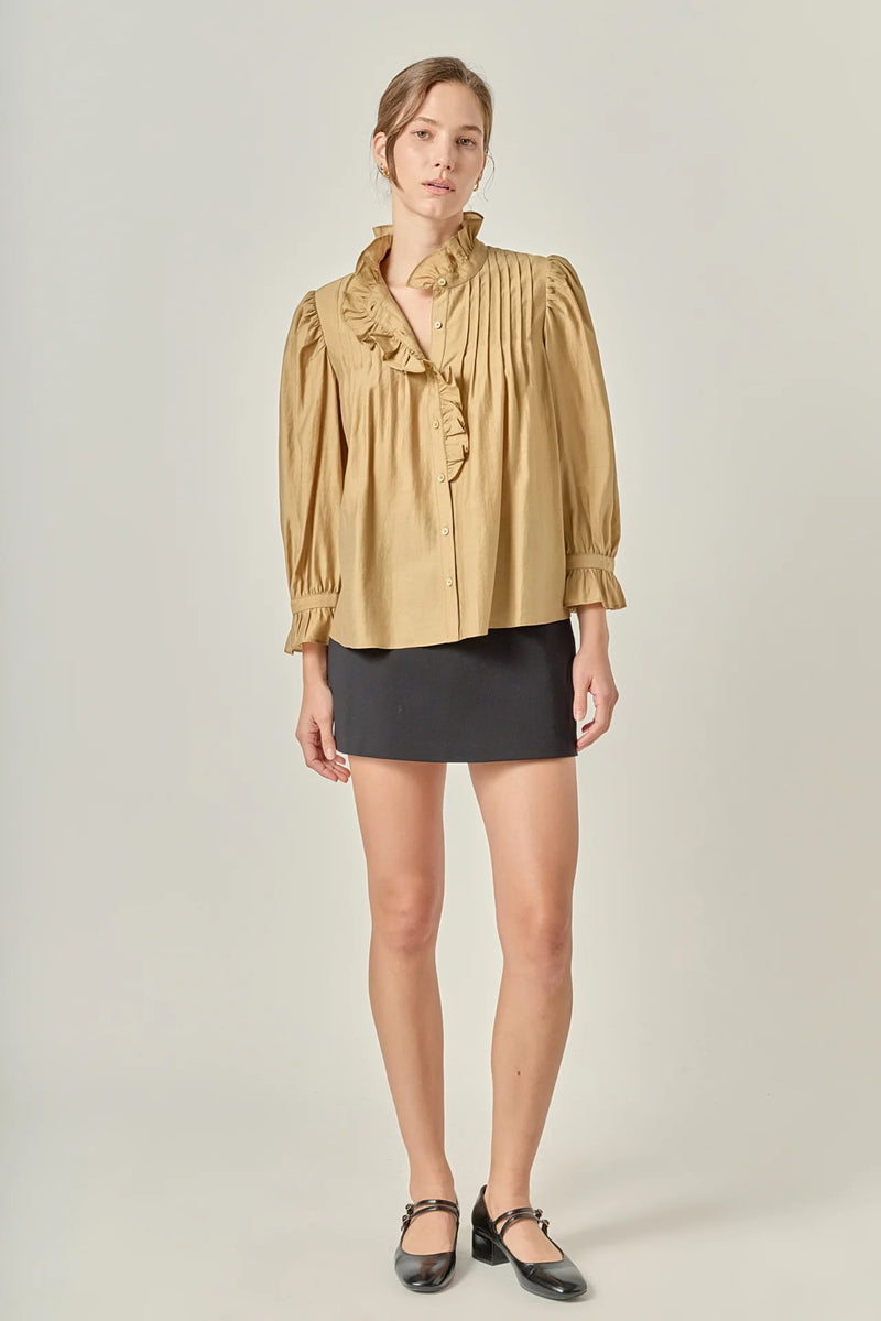 Ruffle Detailed Blouse