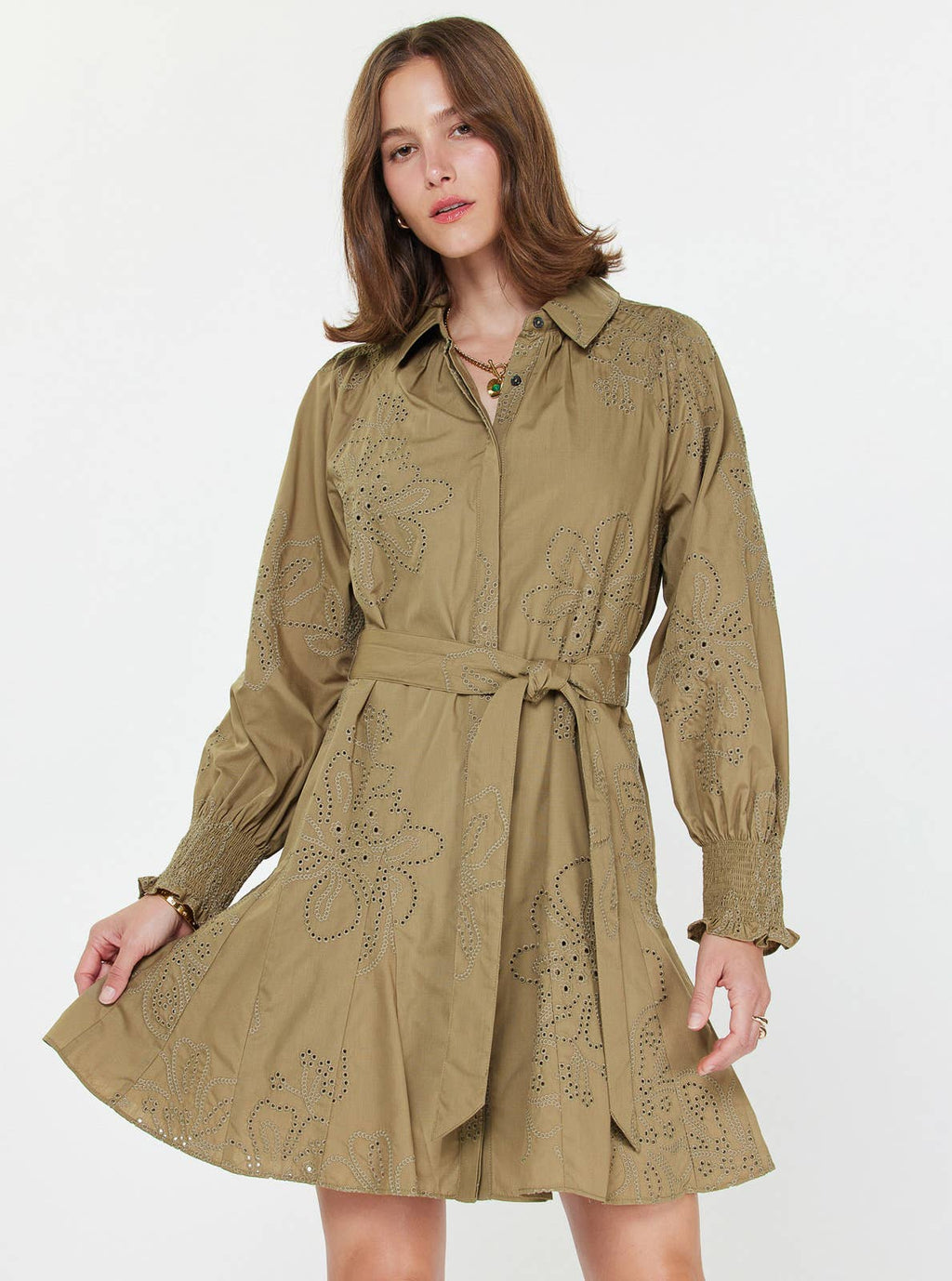 Orla in Olive Dress